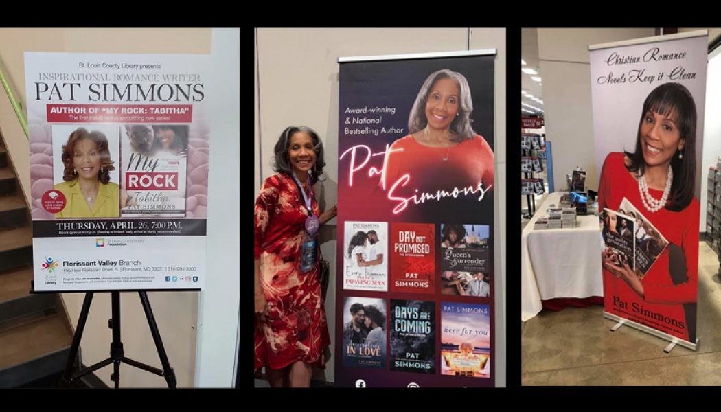 Big Photos for Tradeshows and Conventions for Author Pat Simmons